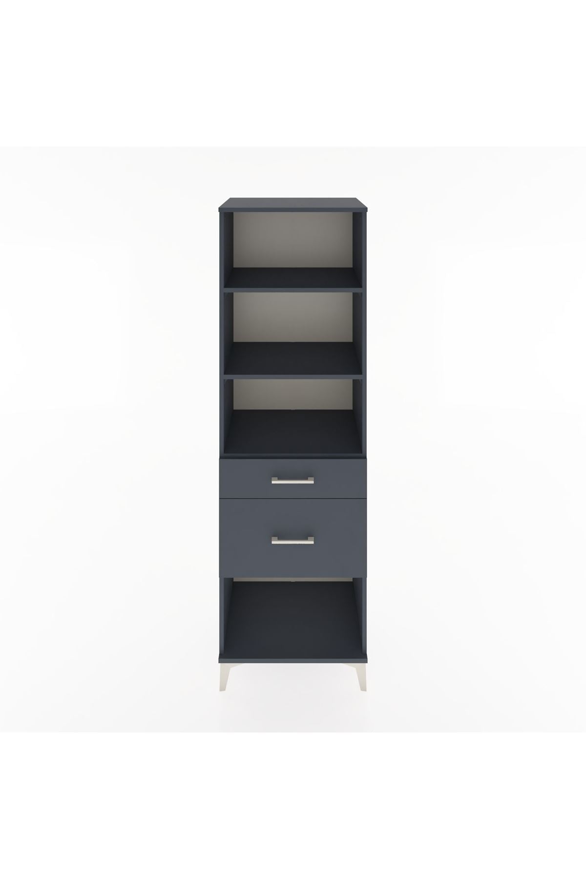 Hyperion Dolap 3 Raflı 2 Çekmeceli 60x44x195 - S59M091V5B