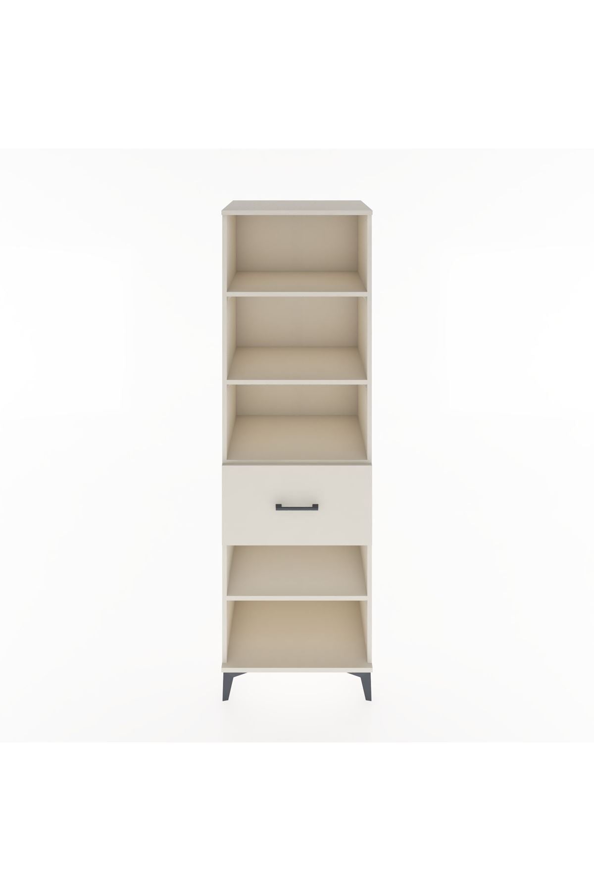 Hyperion Dolap 4 Raflı Tek Çekmeceli 60x44x195 - S59M092V1B