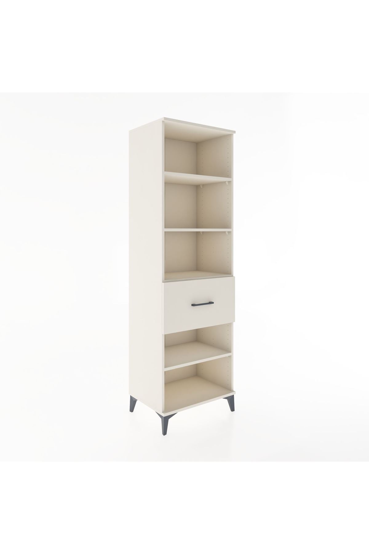 Hyperion Dolap 4 Raflı Tek Çekmeceli 60x44x195 - S59M092V1B
