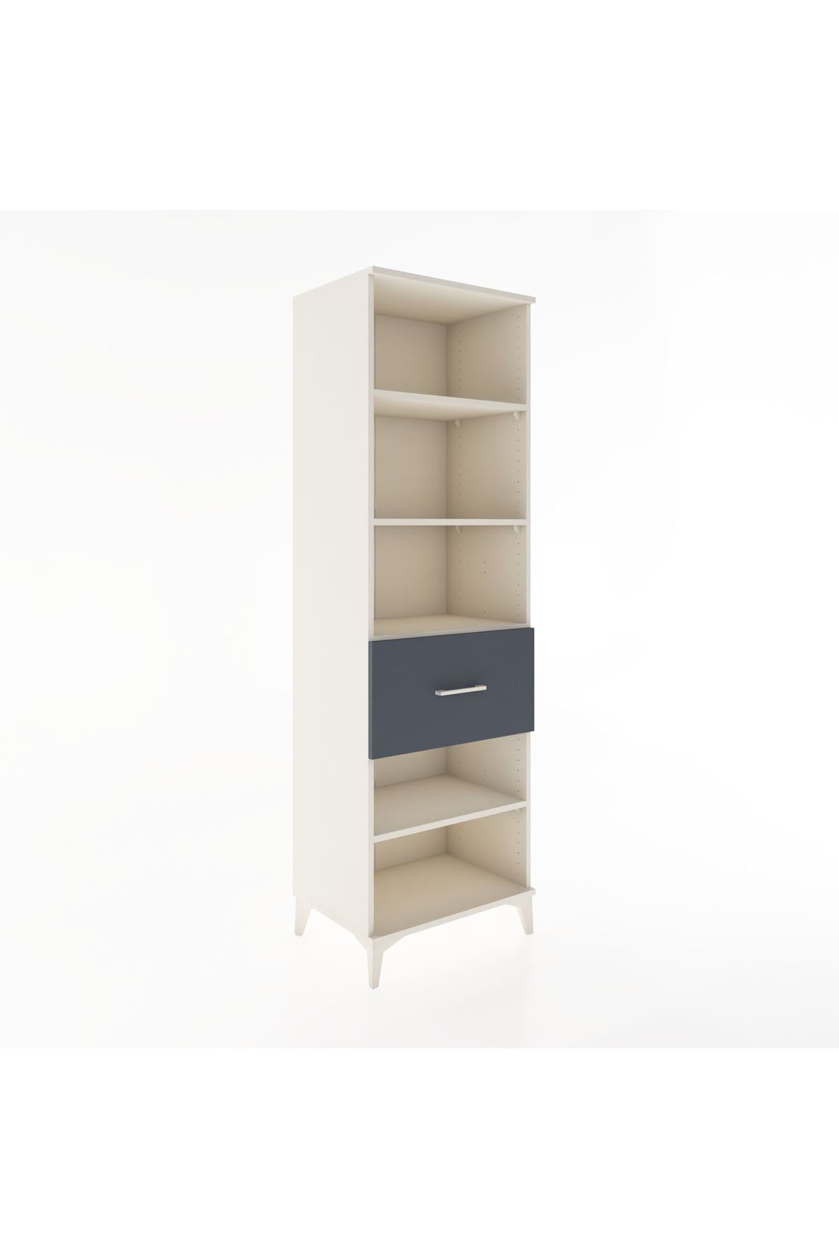 Hyperion Dolap 4 Raflı Tek Çekmeceli 60x44x195 - S59M092V2B