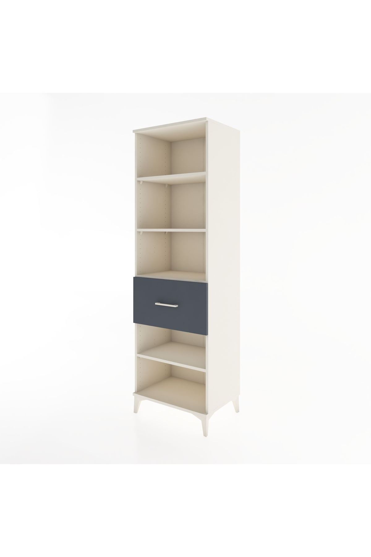 Hyperion Dolap 4 Raflı Tek Çekmeceli 60x44x195 - S59M092V2B