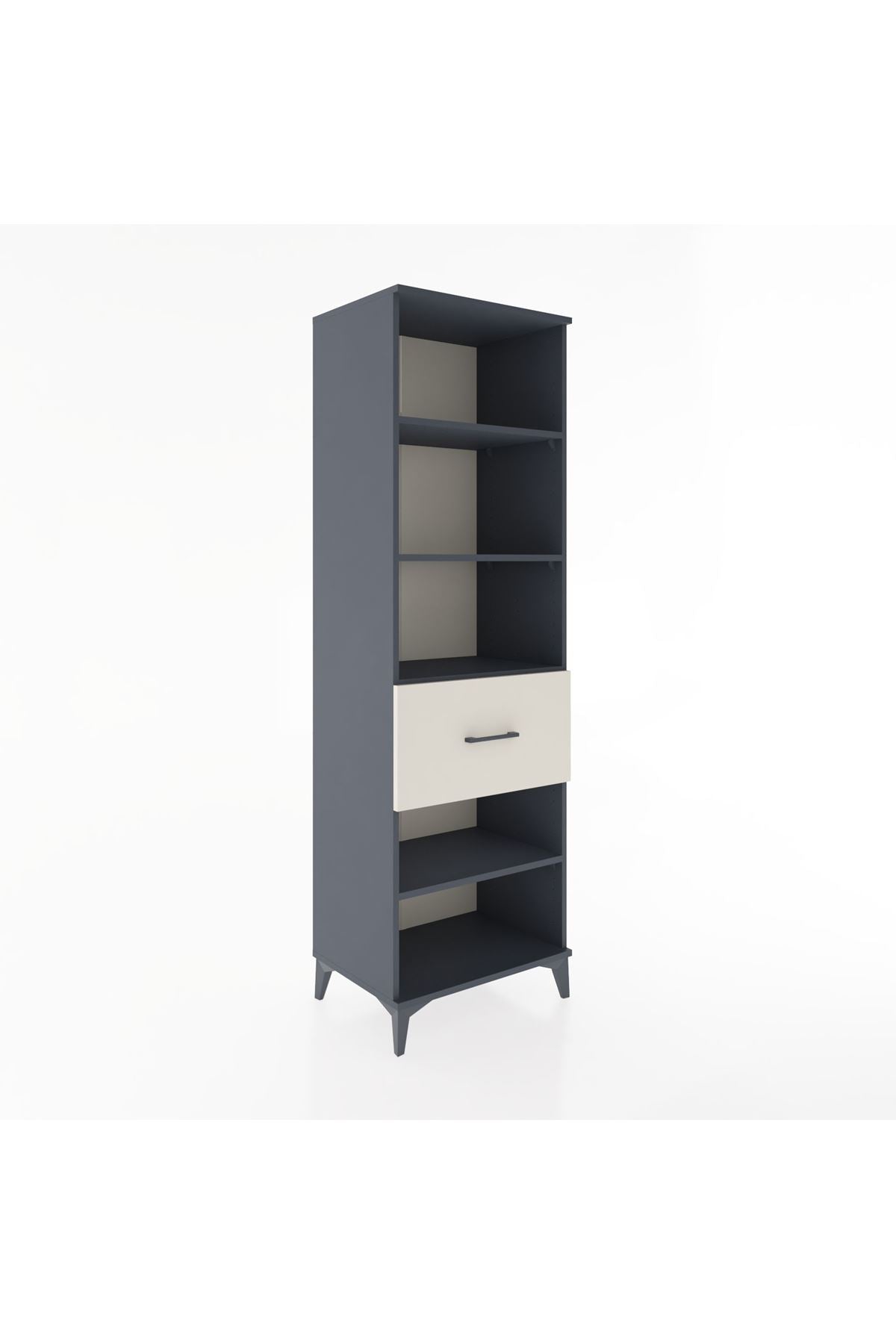 Hyperion Dolap 4 Raflı Tek Çekmeceli 60x44x195 - S59M092V4B