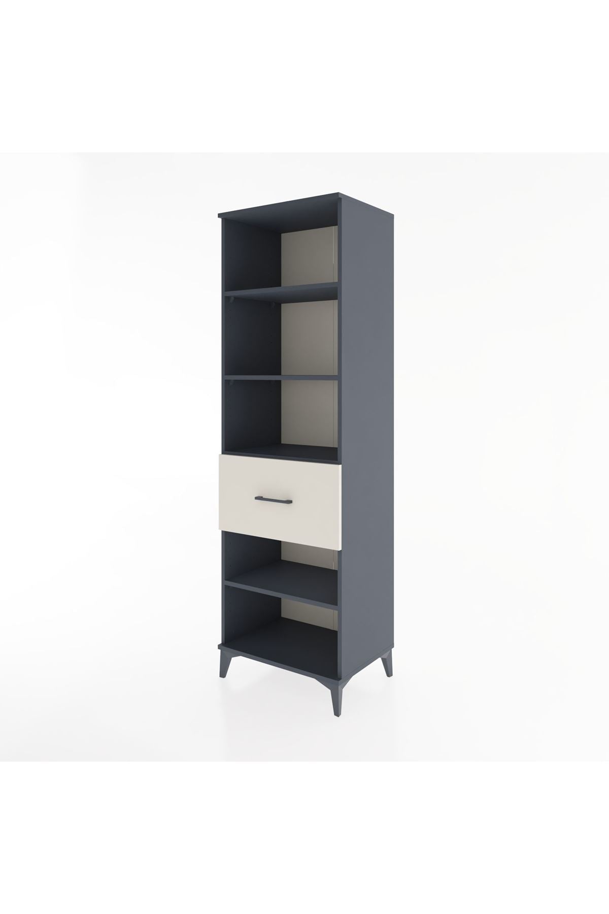 Hyperion Dolap 4 Raflı Tek Çekmeceli 60x44x195 - S59M092V4B