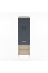 Hyperion Dolap 4 Raflı Tek Çekmeceli 2 Kapaklı 60x44x195
