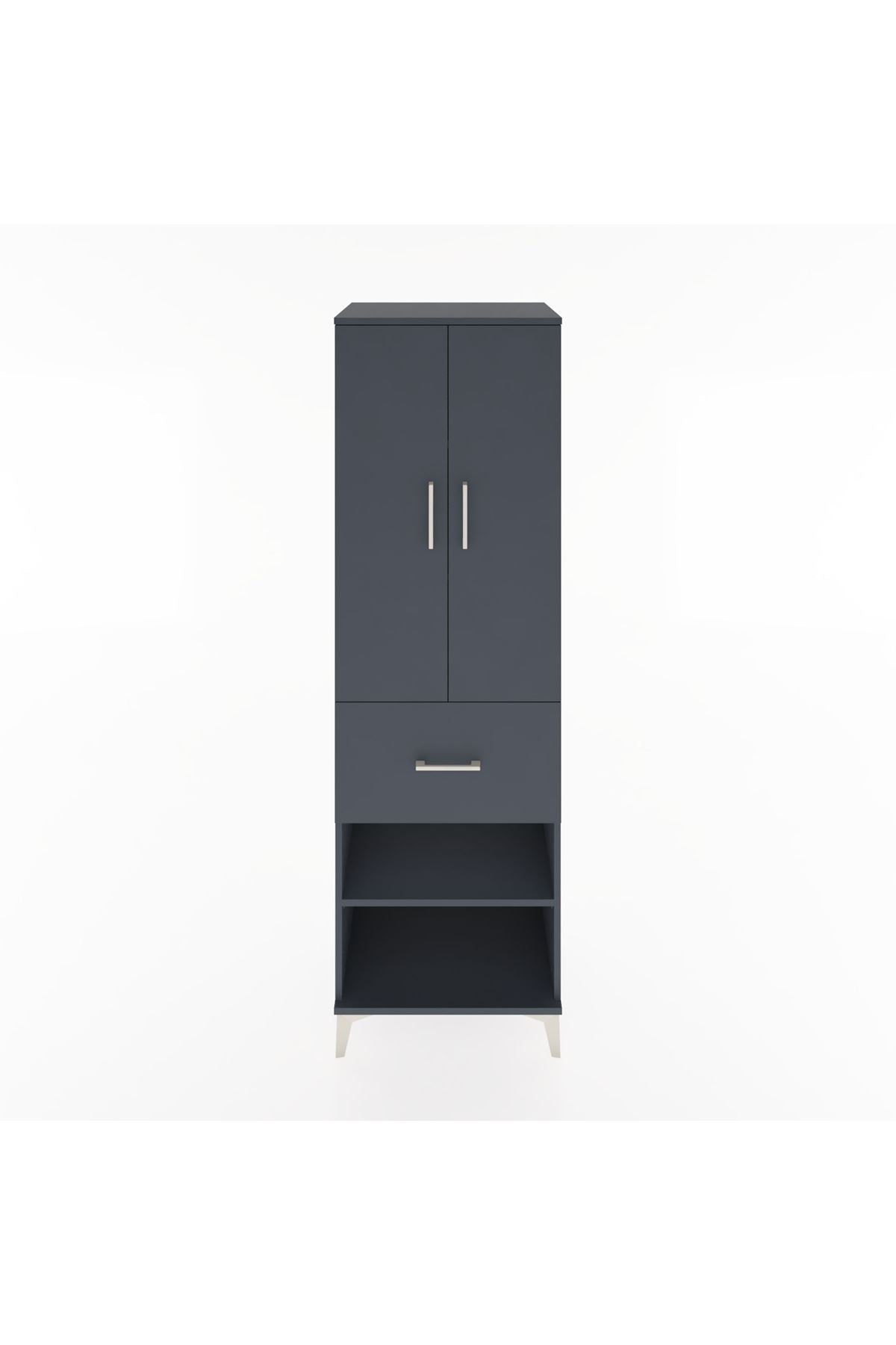 Hyperion Dolap 4 Raflı Tek Çekmeceli 2 Kapaklı 60x44x195 - S59M055V5B