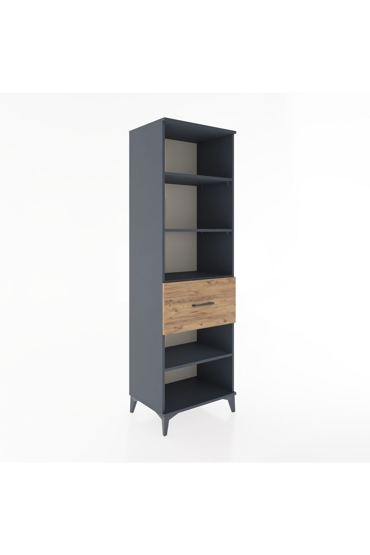 Hyperion Dolap 4 Raflı Tek Çekmeceli 60x44x195 - S59M092V6B