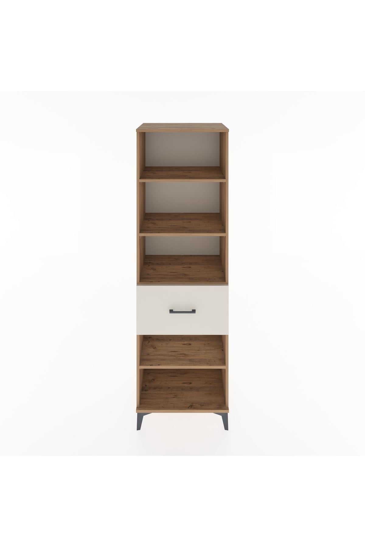 Hyperion Dolap 4 Raflı Tek Çekmeceli 60x44x195 - S59M092V7B