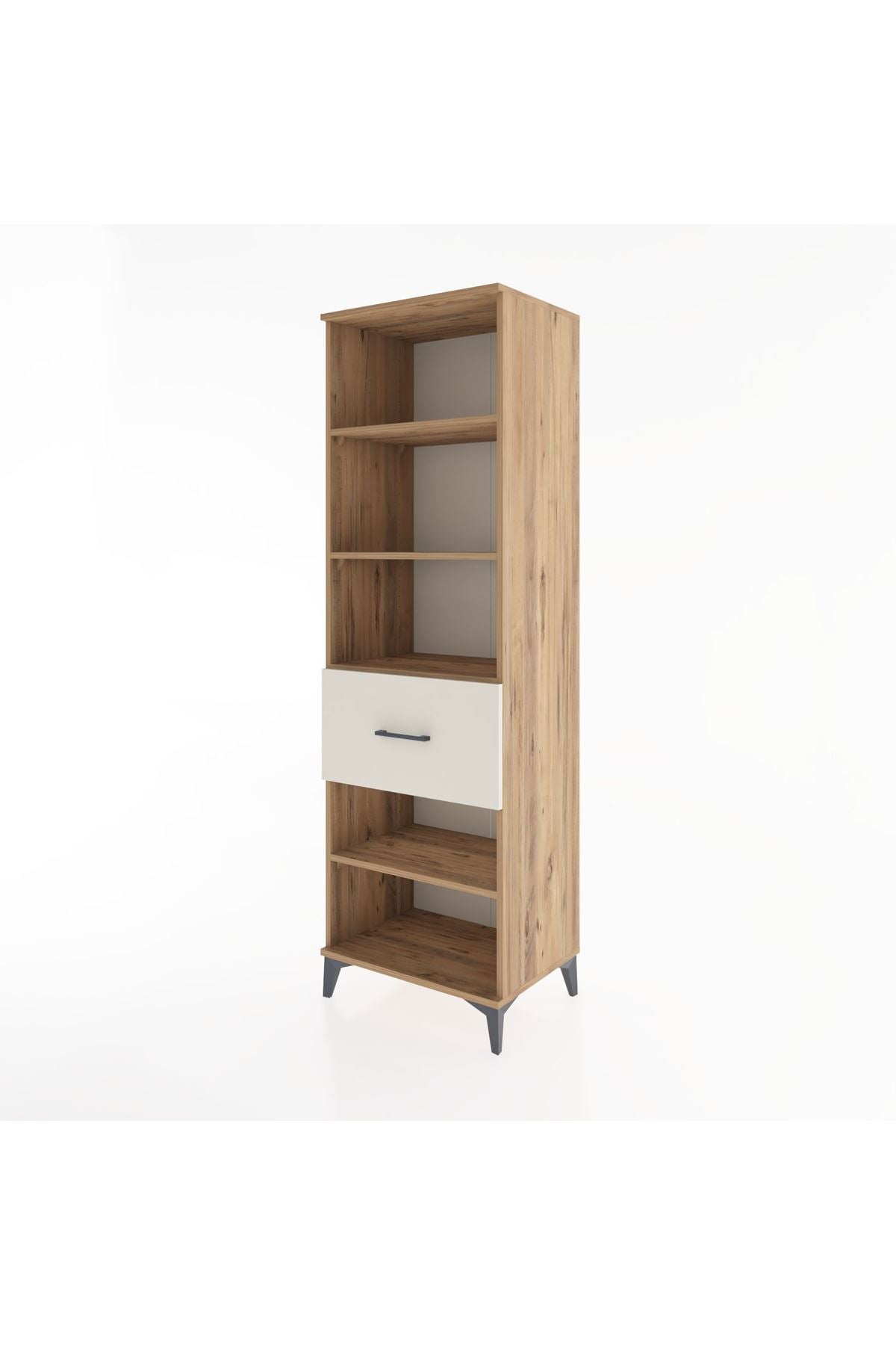 Hyperion Dolap 4 Raflı Tek Çekmeceli 60x44x195 - S59M092V7B