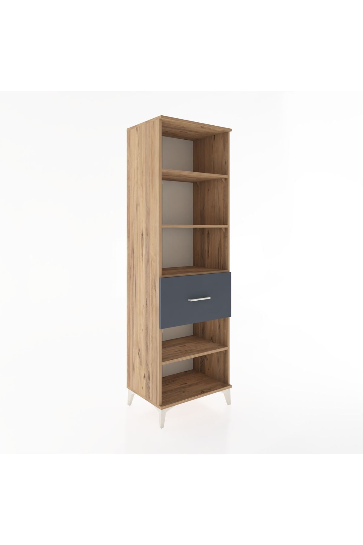 Hyperion Dolap 4 Raflı Tek Çekmeceli 60x44x195 - S59M092V8B