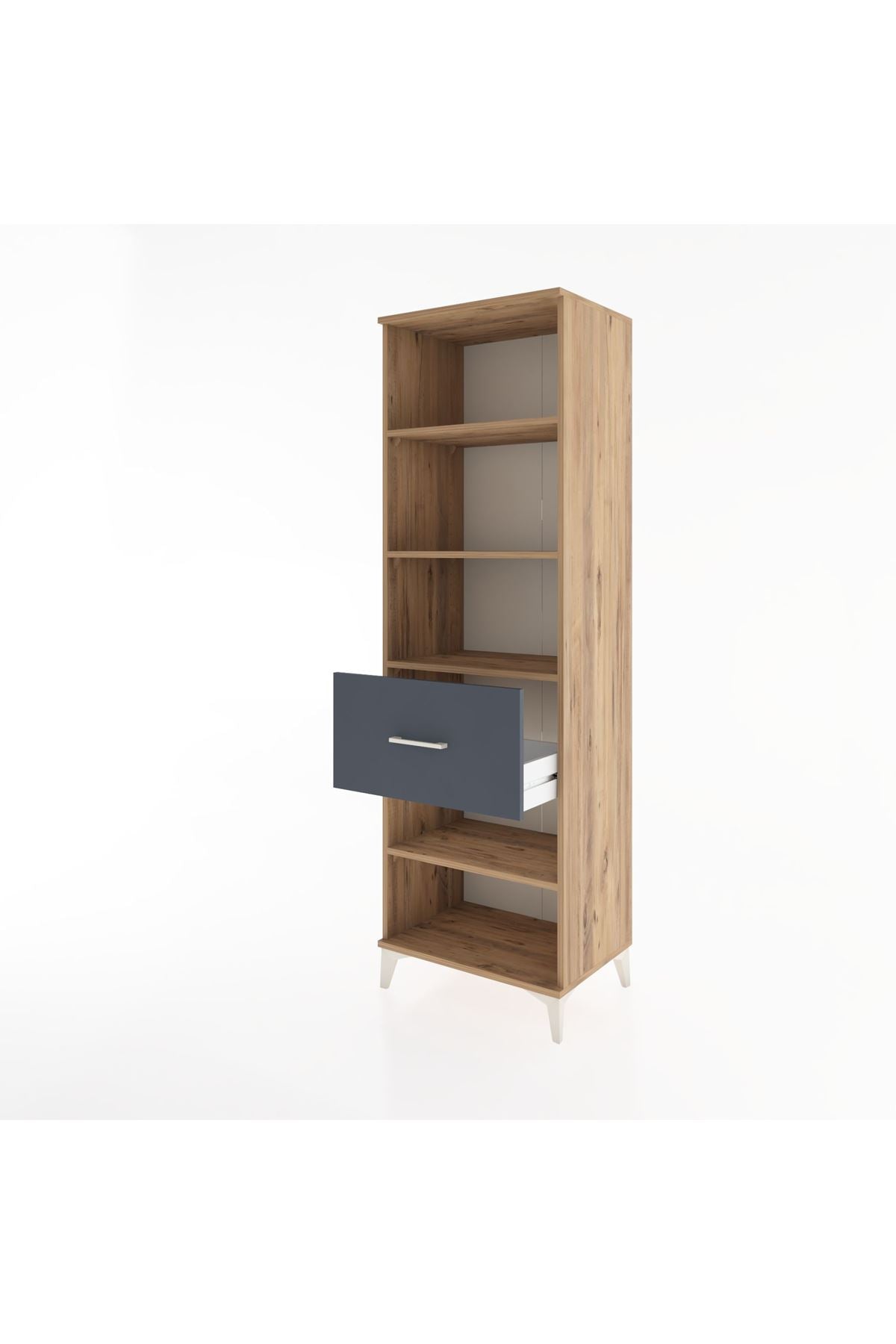 Hyperion Dolap 4 Raflı Tek Çekmeceli 60x44x195 - S59M092V8B