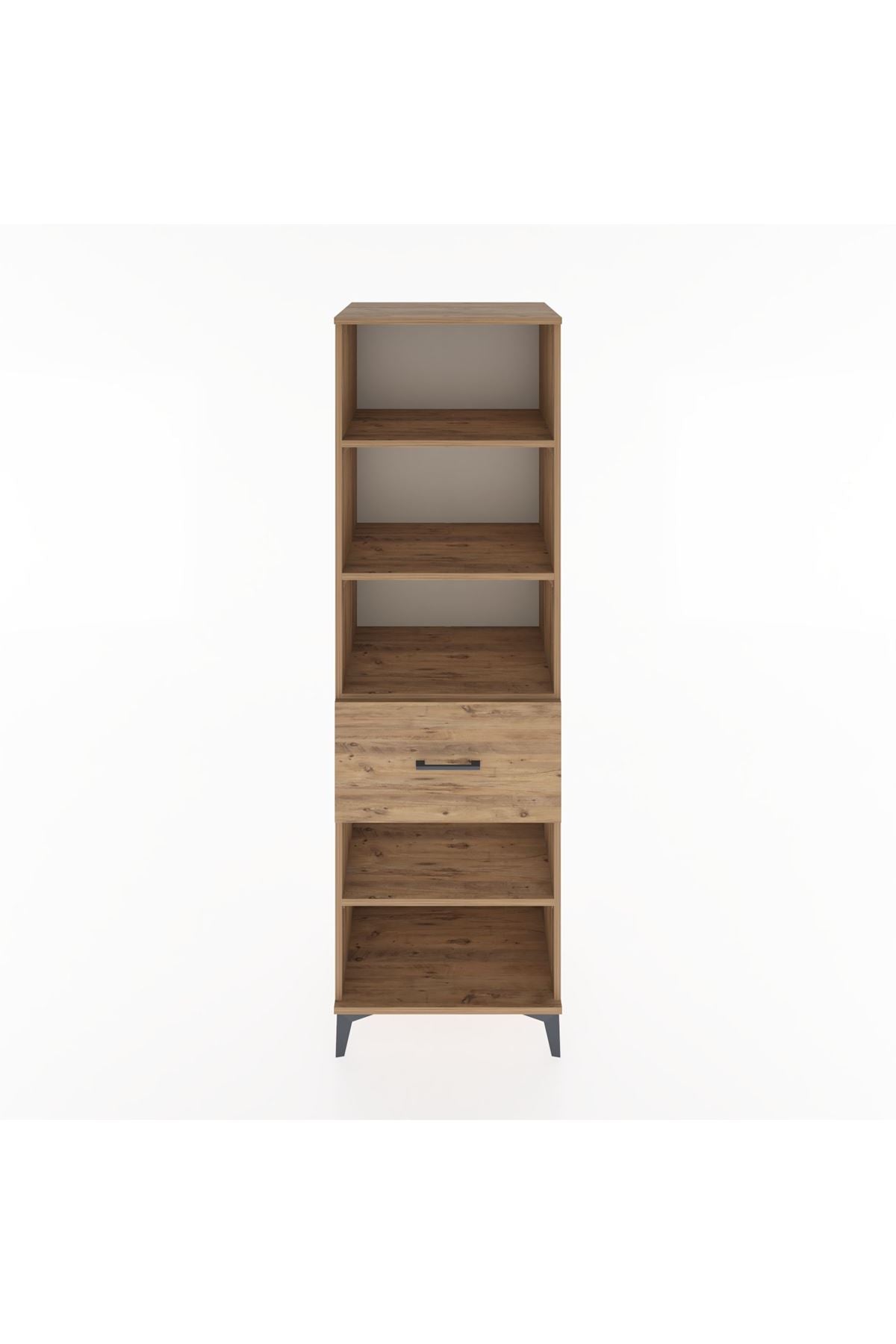 Hyperion Dolap 4 Raflı Tek Çekmeceli 60x44x195 - S59M092V9B