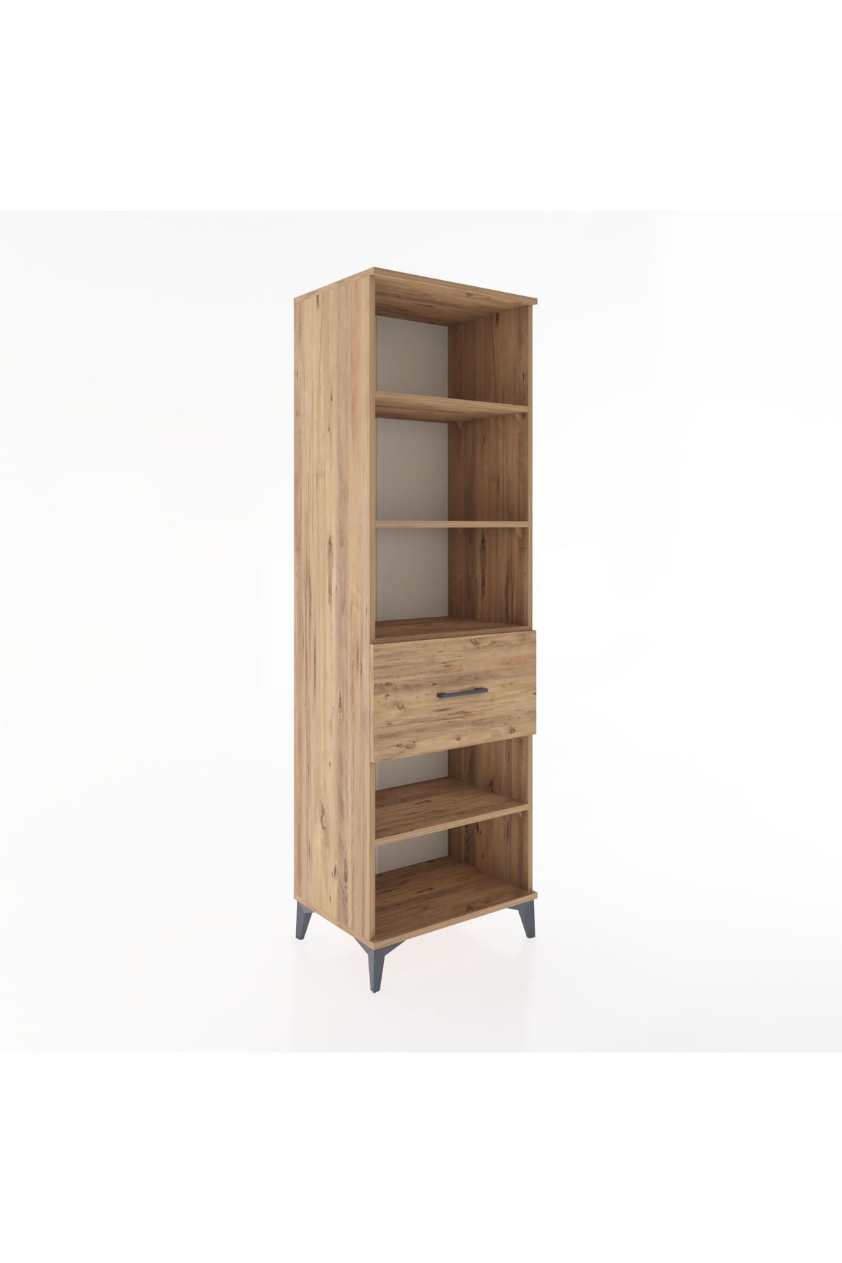 Hyperion Dolap 4 Raflı Tek Çekmeceli 60x44x195 - S59M092V9B