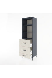 Hyperion Dolap 3 Raflı 3 Çekmeceli 60x44x195 - S59M093V4B