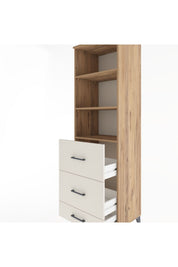 Hyperion Dolap 3 Raflı 3 Çekmeceli 60x44x195 - S59M093V7B