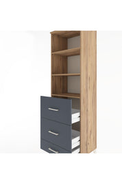 Hyperion Dolap 3 Raflı 3 Çekmeceli 60x44x195 - S59M093V8B