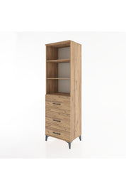 Hyperion Dolap 3 Raflı 3 Çekmeceli 60x44x195 - S59M093V9B