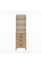 Hyperion Dolap 3 Raflı 4 Çekmeceli 60x44x195 - S59M094V3B