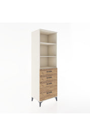Hyperion Dolap 3 Raflı 4 Çekmeceli 60x44x195 - S59M094V3B