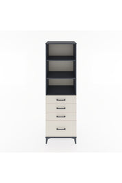 Hyperion Dolap 3 Raflı 4 Çekmeceli 60x44x195 - S59M094V4B