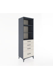 Hyperion Dolap 3 Raflı 4 Çekmeceli 60x44x195 - S59M094V4B