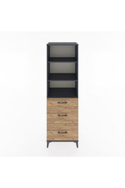 Hyperion Dolap 3 Raflı 3 Çekmeceli 60x44x195 - S59M096V6B