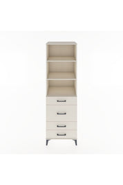 Hyperion Dolap 3 Raflı 4 Çekmeceli 60x44x195 - S59M097V1B