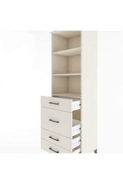 Hyperion Dolap 3 Raflı 4 Çekmeceli 60x44x195 - S59M097V1B