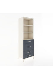 Hyperion Dolap 3 Raflı 4 Çekmeceli 60x44x195 - S59M097V2B