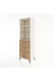 Hyperion Dolap 3 Raflı 4 Çekmeceli 60x44x195 - S59M097V3B