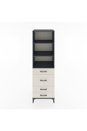 Hyperion Dolap 3 Raflı 4 Çekmeceli 60x44x195 - S59M097V4B