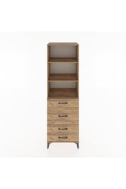 Hyperion Dolap 3 Raflı 4 Çekmeceli 60x44x195 - S59M097V9B