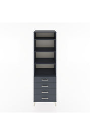 Hyperion Dolap 4 Raflı 4 Çekmeceli 60x44x195 - S59M098V5B