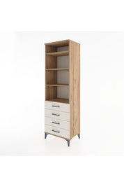 Hyperion Dolap 4 Raflı 4 Çekmeceli 60x44x195 - S59M098V7B