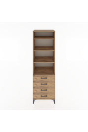 Hyperion Dolap 4 Raflı 4 Çekmeceli 60x44x195 - S59M098V9B