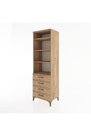 Hyperion Dolap 4 Raflı 4 Çekmeceli 60x44x195 - S59M098V9B
