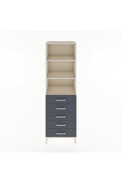 Hyperion Dolap 3 Raflı 5 Çekmeceli 60x44x195 - S59M099V2B