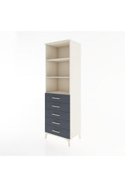 Hyperion Dolap 3 Raflı 5 Çekmeceli 60x44x195 - S59M099V2B