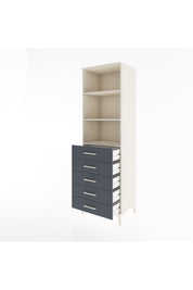 Hyperion Dolap 3 Raflı 5 Çekmeceli 60x44x195 - S59M099V2B
