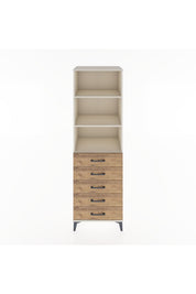 Hyperion Dolap 3 Raflı 5 Çekmeceli 60x44x195 - S59M099V3B