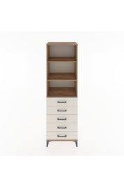 Hyperion Dolap 3 Raflı 5 Çekmeceli 60x44x195 - S59M099V7B