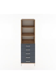 Hyperion Dolap 3 Raflı 5 Çekmeceli 60x44x195 - S59M099V8B