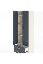 Hyperion Dolap 4 Raflı 2 Çekmeceli 2 Kapaklı 60x44x195 - S59M101V2B