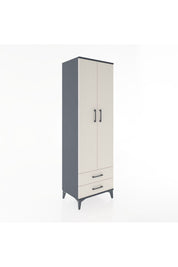 Hyperion Dolap 4 Raflı 2 Çekmeceli 2 Kapaklı 60x44x195 - S59M101V4B