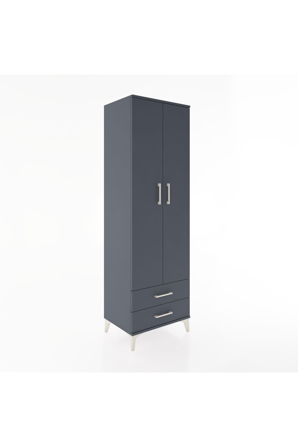 Hyperion Dolap 4 Raflı 2 Çekmeceli 2 Kapaklı 60x44x195 - S59M101V5B