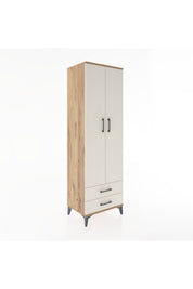 Hyperion Dolap 4 Raflı 2 Çekmeceli 2 Kapaklı 60x44x195 - S59M101V7B