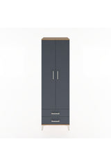 Hyperion Dolap 4 Raflı 2 Çekmeceli 2 Kapaklı 60x44x195