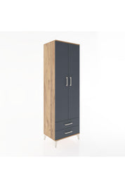 Hyperion Dolap 4 Raflı 2 Çekmeceli 2 Kapaklı 60x44x195 - S59M101V8B