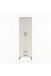 Hyperion Dolap 2 Raflı 2 Çekmeceli Tek Askılı 60x44x195 - S59M102V1B