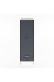 Hyperion Dolap 2 Raflı 2 Çekmeceli Tek Askılı 60x44x195 - S59M102V2B