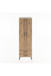 Hyperion Dolap 2 Raflı 2 Çekmeceli Tek Askılı 60x44x195 - S59M102V3B